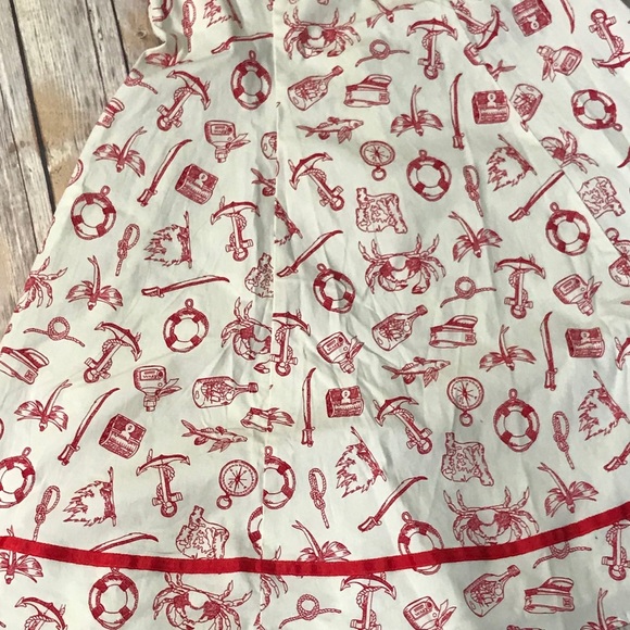 Hell Bunny Fit and Flare Nautical Swing Dress - Picture 4 of 7